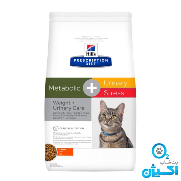 غذای خشک گربه کنترل وزن و مشکلات ادراری هیلز 1.5 کیلویی